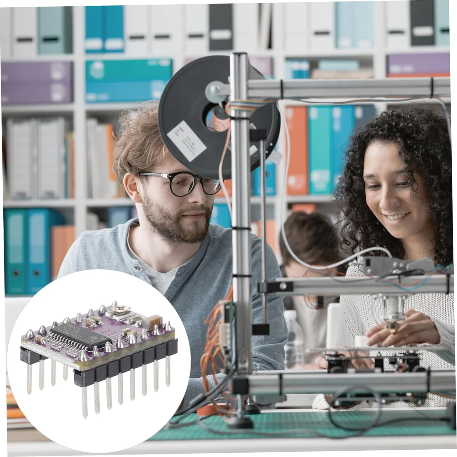 هیت سینک ماژول درایور Cabilock برای پرینتر سه بعدی، هیت سینک درایور موتور با عملکرد بالا، سازگار با A4988