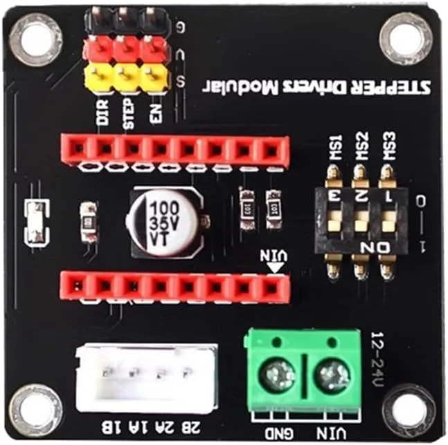 2 عدد ماژول توسعه کنترلر درایور موتور پله ای 42 پرینتر سه بعدی DRV8825 A4988 برای درایور موتور DC Arduin R3 Ramps1.4