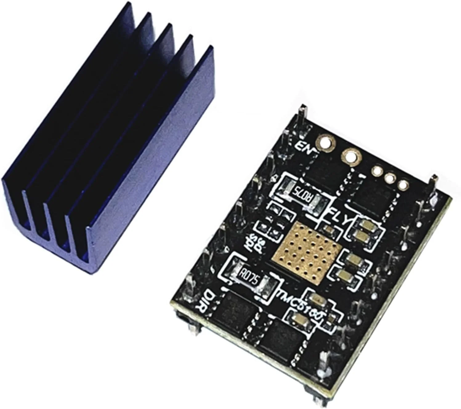 2 عدد درایور موتور پله ای TMC5160 با ولتاژ حداکثر 4.4 آمپر، 12 ولت/24 ولت، StepStick SPI Silent برای قطعات پرینتر سه بعدی برد Super Fly-CDY F407ZG