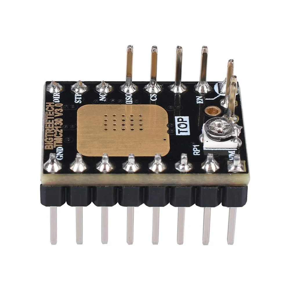 قطعه پرینتر سه بعدی Stepstick Mute TMC2130 V3.0 درایور موتور پله ای با هیت سینک برای SKR V1.3 Ramps 1.6 1.5 GEN L برد کنترل (حالت SPI)
