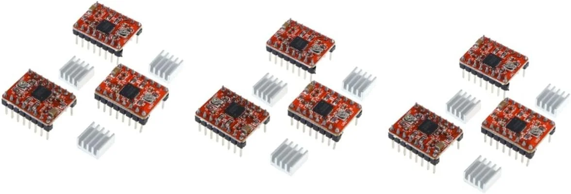 ماژول درایور موتور پله ای Baluue با هیت سینک برای پرینتر - رزولوشن تا شانزدهم استپ