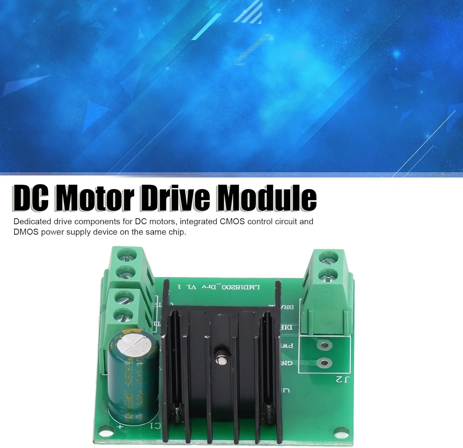 ماژول درایو موتور DC، ماژول درایو موتور تنظیم PWM با روکش مسی، برد کنترل موتور تنظیم کننده PWM قابل تنظیم برای چاپگرها ماژول درایو موتور DC، ماژول درایو موتور تنظیم PWM با روکش مسی، برد کنترل موتور تنظیم کننده PWM قابل تنظیم برای چاپگرها