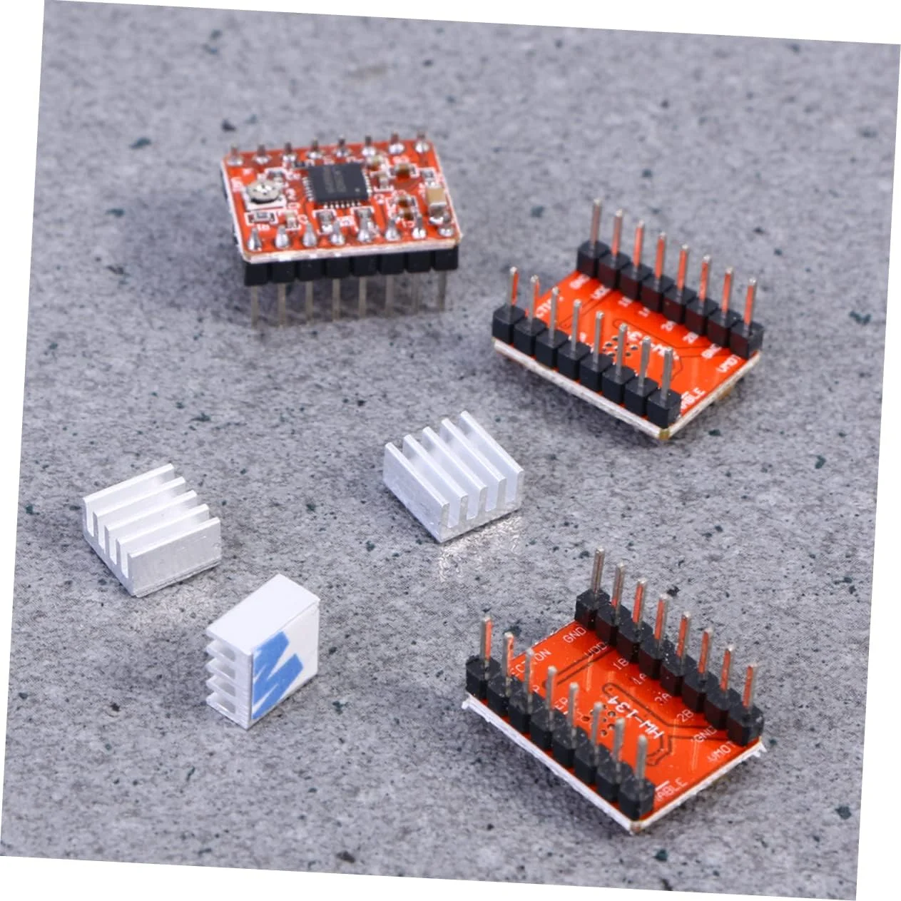 ماژول درایور موتور پله ای Baluue با هیت سینک برای پرینتر - رزولوشن تا شانزدهم استپ