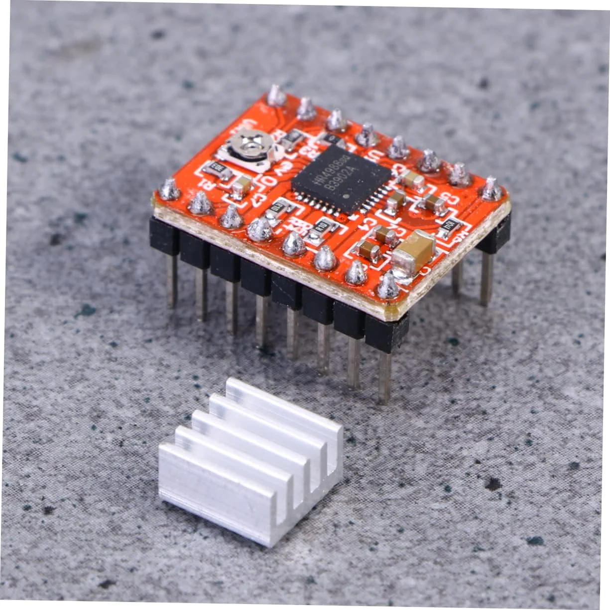 ماژول درایور موتور پله ای Baluue با هیت سینک برای پرینتر - رزولوشن تا شانزدهم استپ