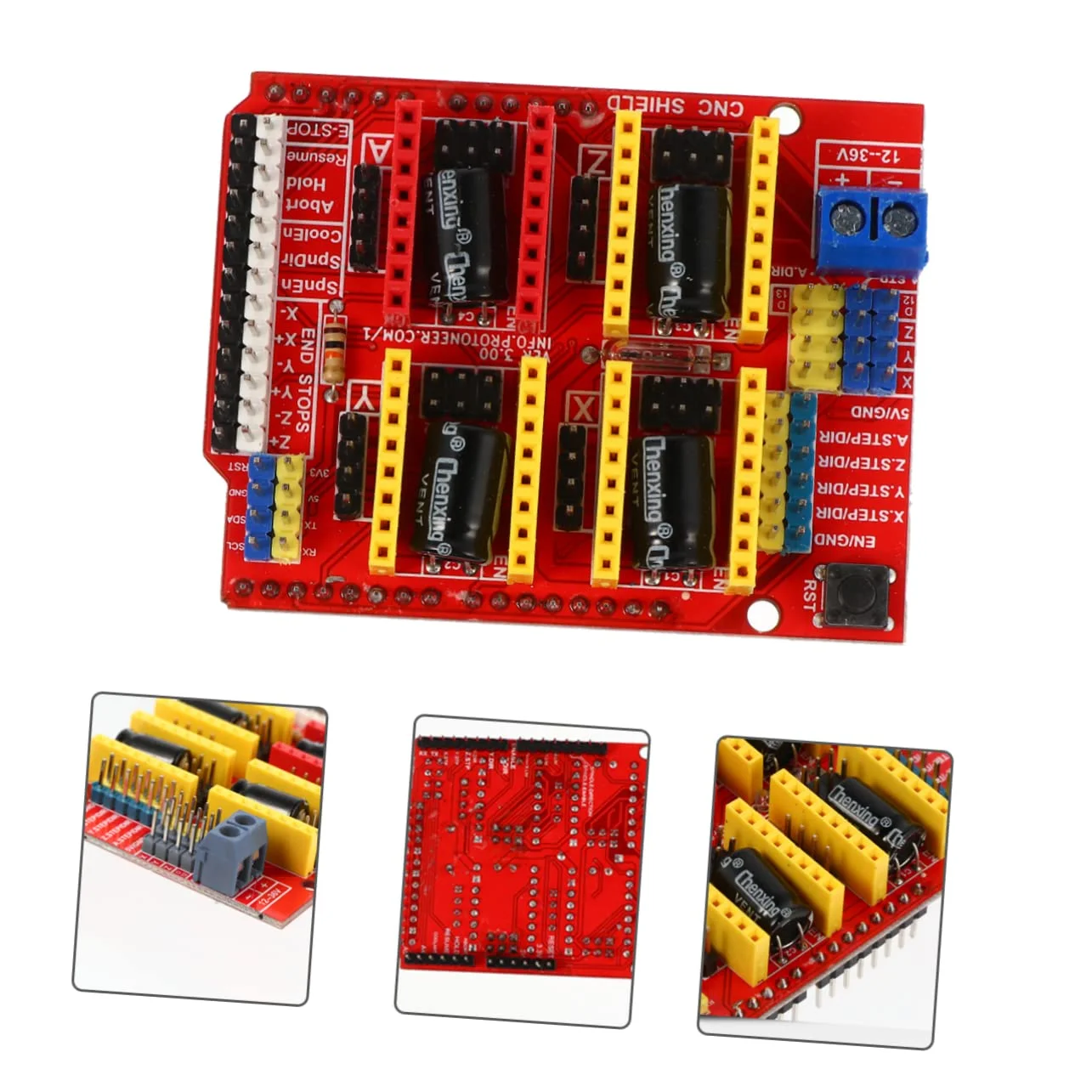 برد درایور Baluue برای پرینتر، برد توسعه درایو CNC، حالت میرایی خودکار حکاکی با اتلاف انرژی کم (6 عدد)