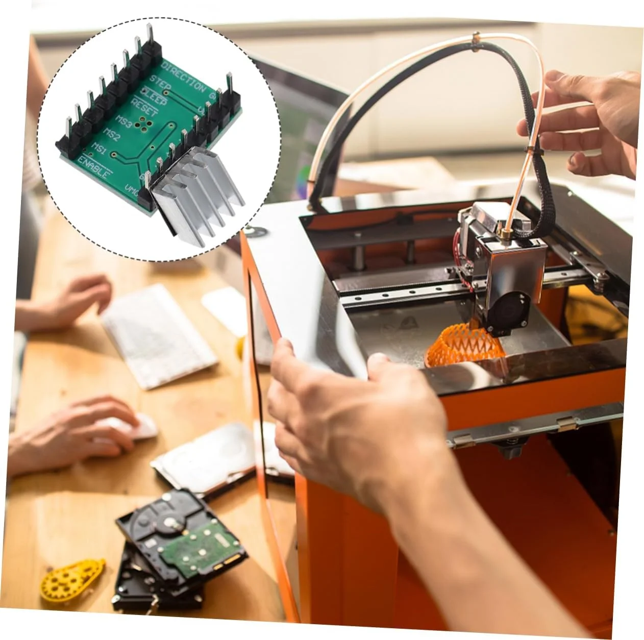 آرتی‌بتر 4 عدد ماژول درایور موتور پله‌ای برای برد کنترلر درایور موتور چاپ