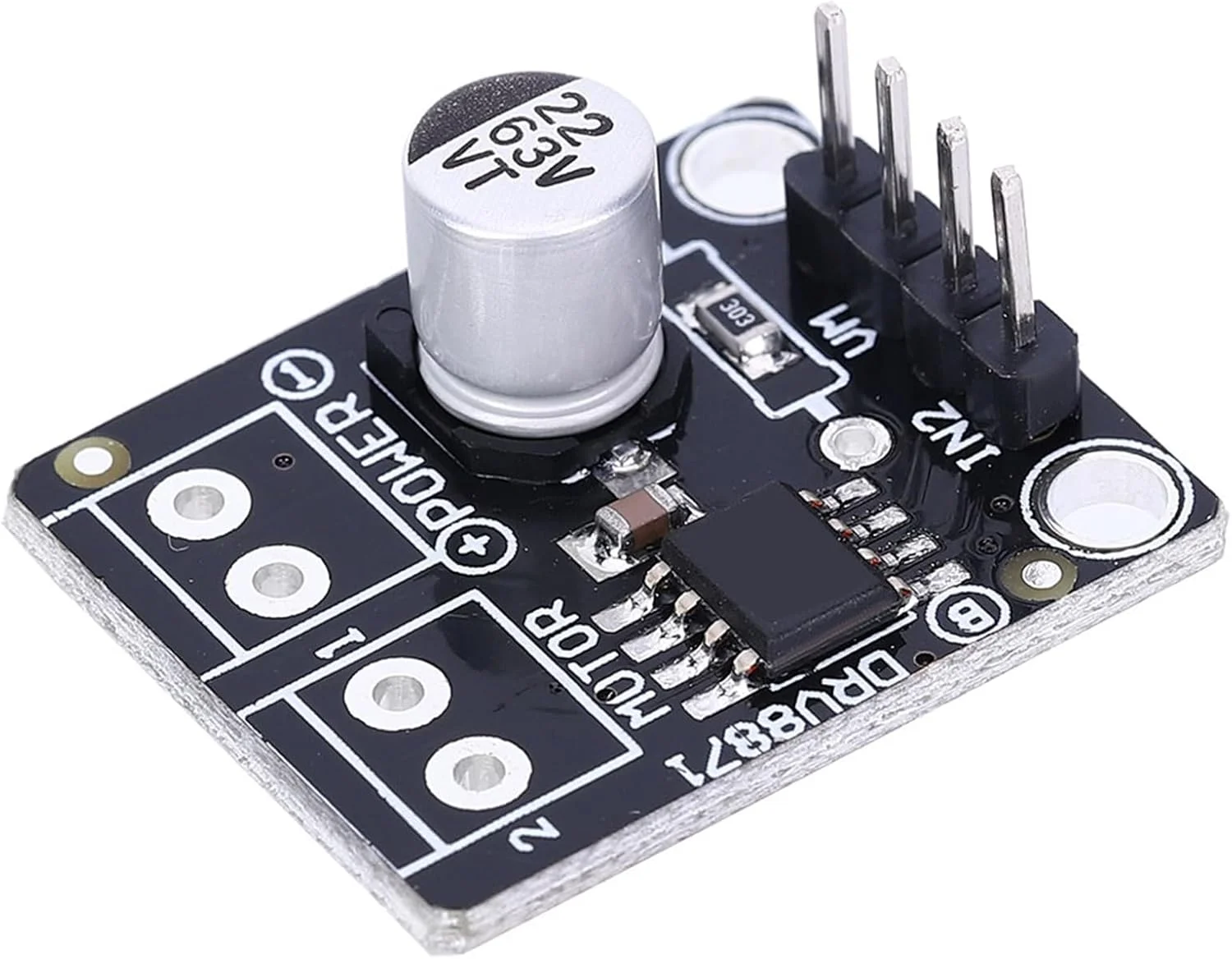 ماژول درایور موتور DC براش DRV8871، دستگاه چاپگر، ماشین صنعتی، کنترل PWM 3.6 آمپر با پل H، قفل ولتاژ پایین VM، قطعات الکتریکی