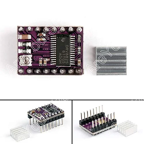 درایور موتور پله ای DRV8825 استپ استیک برای ماژول رپ رپ پرینتر سه بعدی، 10 عددی مناسب آردوینو