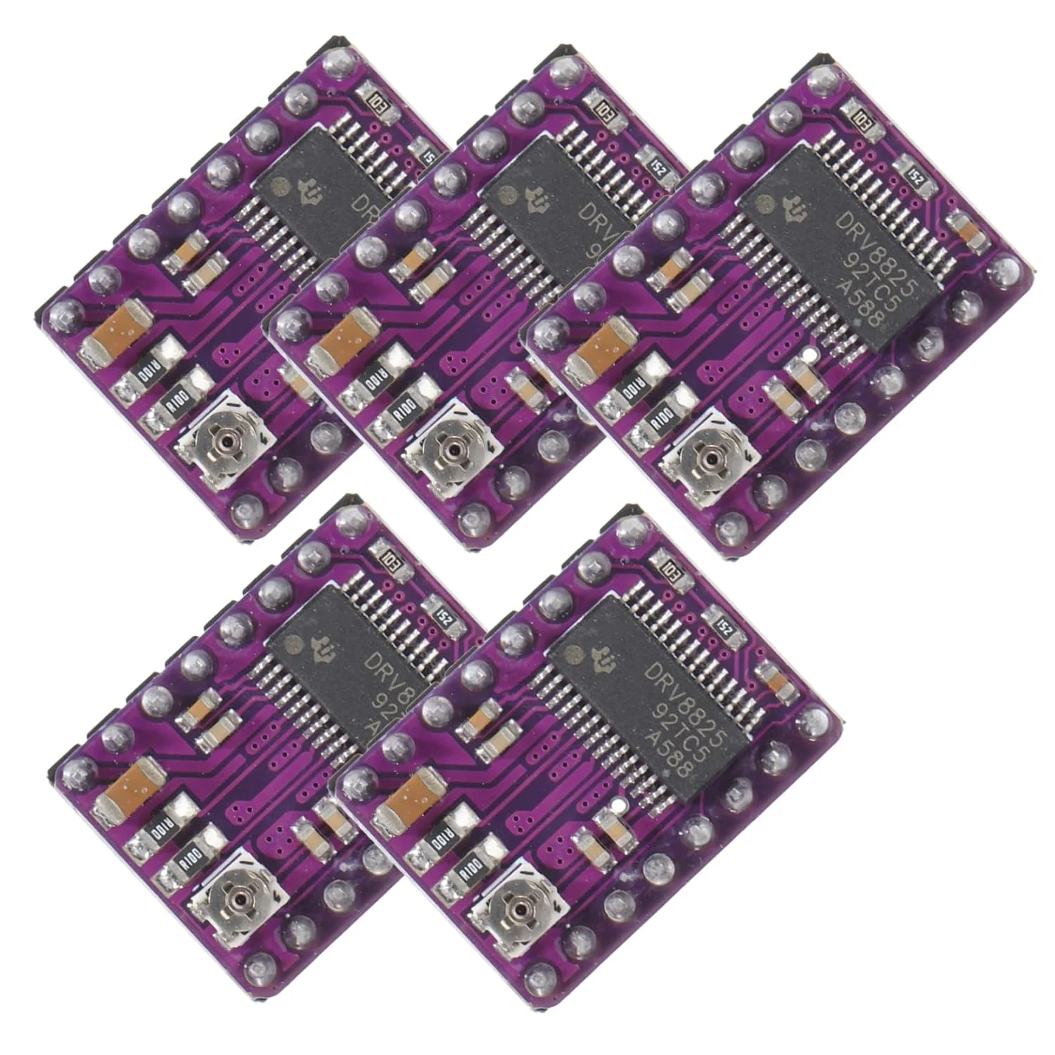 ماژول درایور موتور پله ای، برد درایور موتور برای پرینتر سه بعدی، دارای هیت سینک