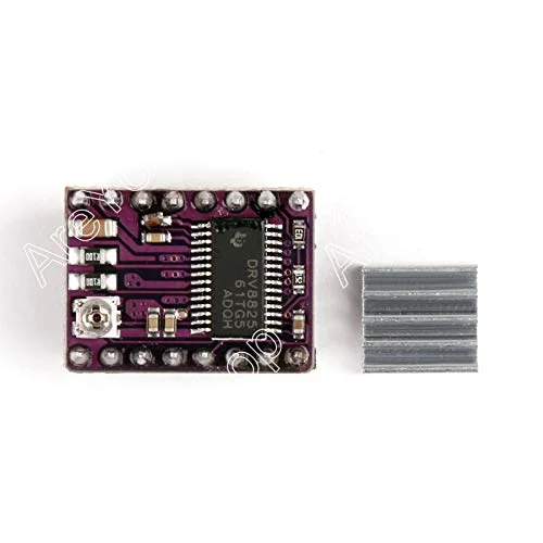 درایور موتور پله ای DRV8825 استپ استیک برای ماژول رپ رپ پرینتر سه بعدی، 10 عددی مناسب آردوینو