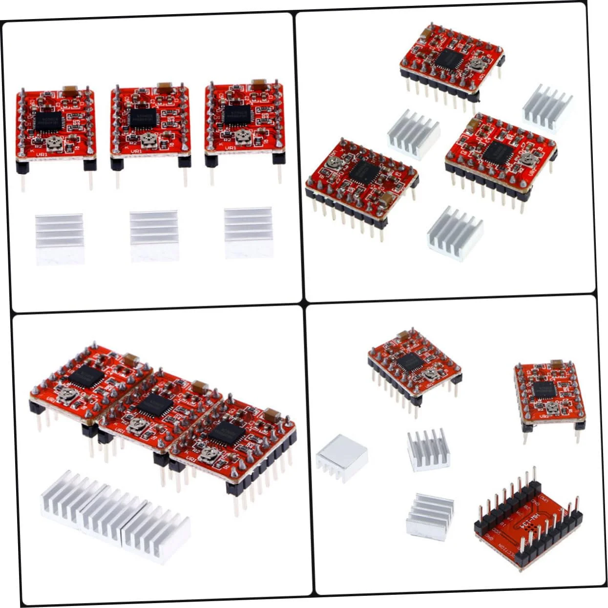 5 عدد ماژول درایور موتور پله ای برای قطعات پرینتر