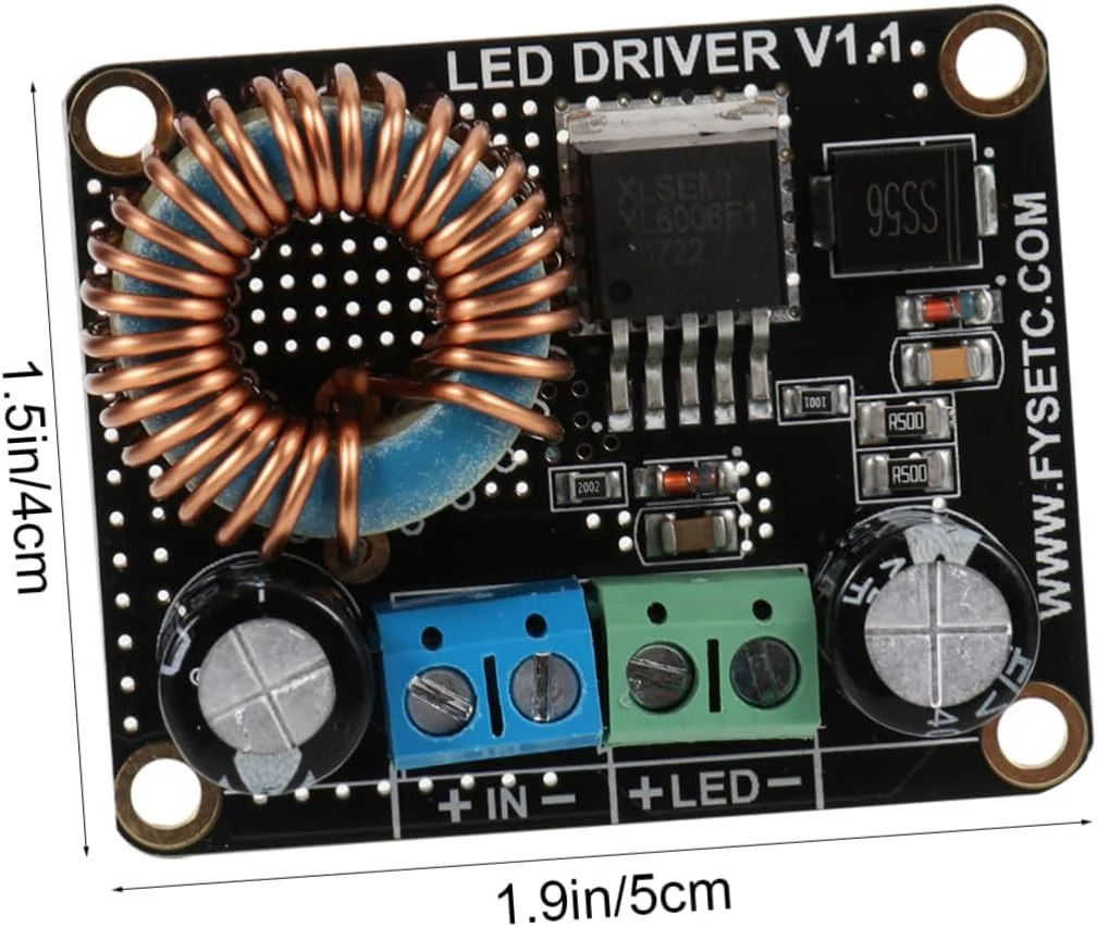 برد درایور جریان ثابت Angoily، ماژول ال ای دی 30 وات، سازگار با لوازم جانبی پرینتر سه بعدی، درایور نور ال ای دی