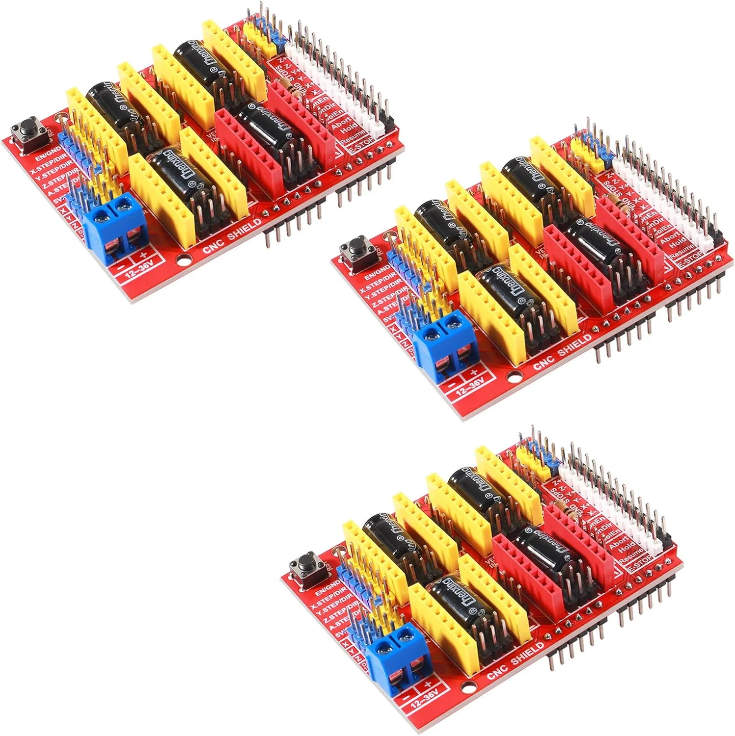 AITRIP 3PCS A4988 V3 برد توسعه درایور حکاکی پرینتر سه بعدی CNC برای آردوینو پرینتر سه بعدی CNC