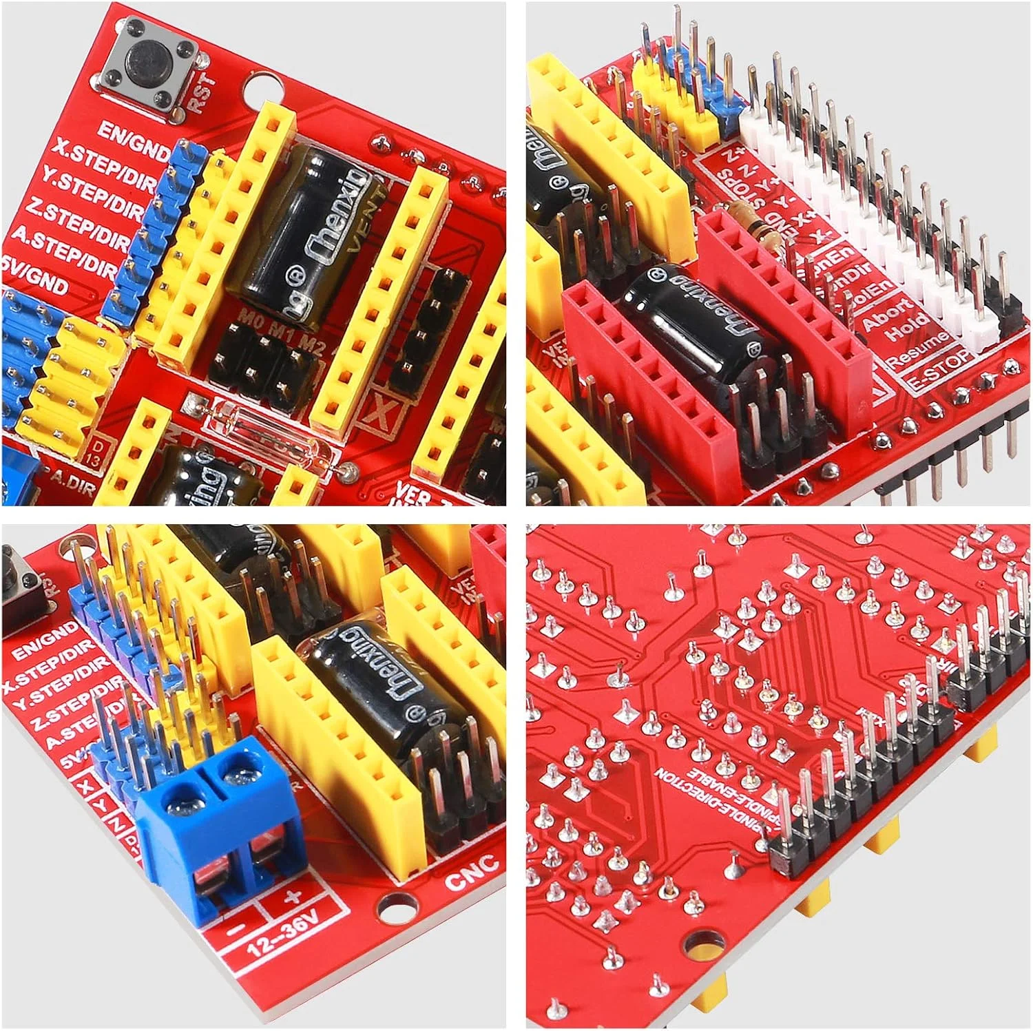 AITRIP 3PCS A4988 V3 برد توسعه درایور حکاکی پرینتر سه بعدی CNC برای آردوینو پرینتر سه بعدی CNC