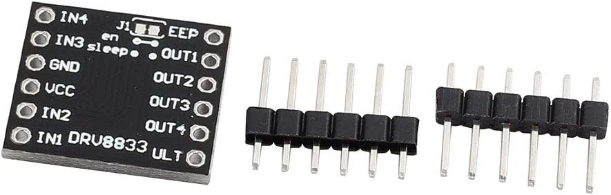 ماژول درایور موتور پله ای DC دو کاناله DRV8833، اندازه کوچک