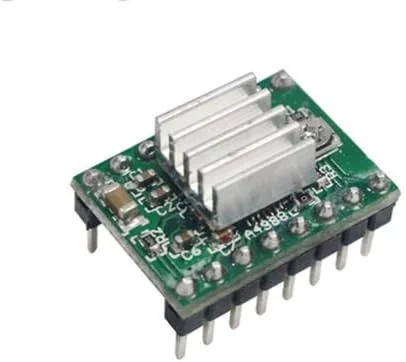 ماژول درایور موتور پله ای A4988 به همراه هیت سینک برای پرینتر سه بعدی (بسته 5 عددی)