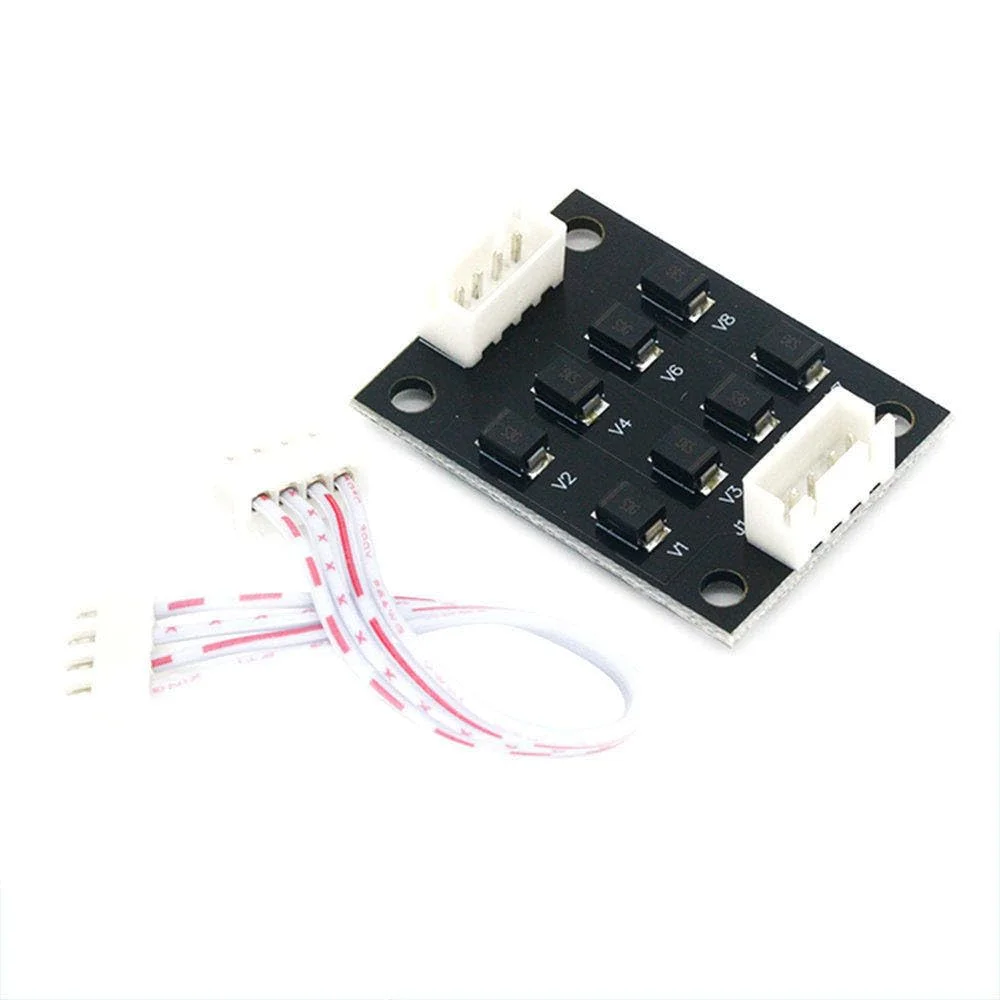 ماژول حذف نویز درایور موتور پله ای 40x30 میلی متری A4988 DRV8825 با سیم برای قطعات پرینتر سه بعدی