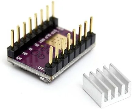 پرینتر سه بعدی - پرینتر سه بعدی برای ماژول حامل درایور موتور پله ای StepStick DRV 8825 DRV8825 برای RepRap RAMPS1.4 با هیت سینک