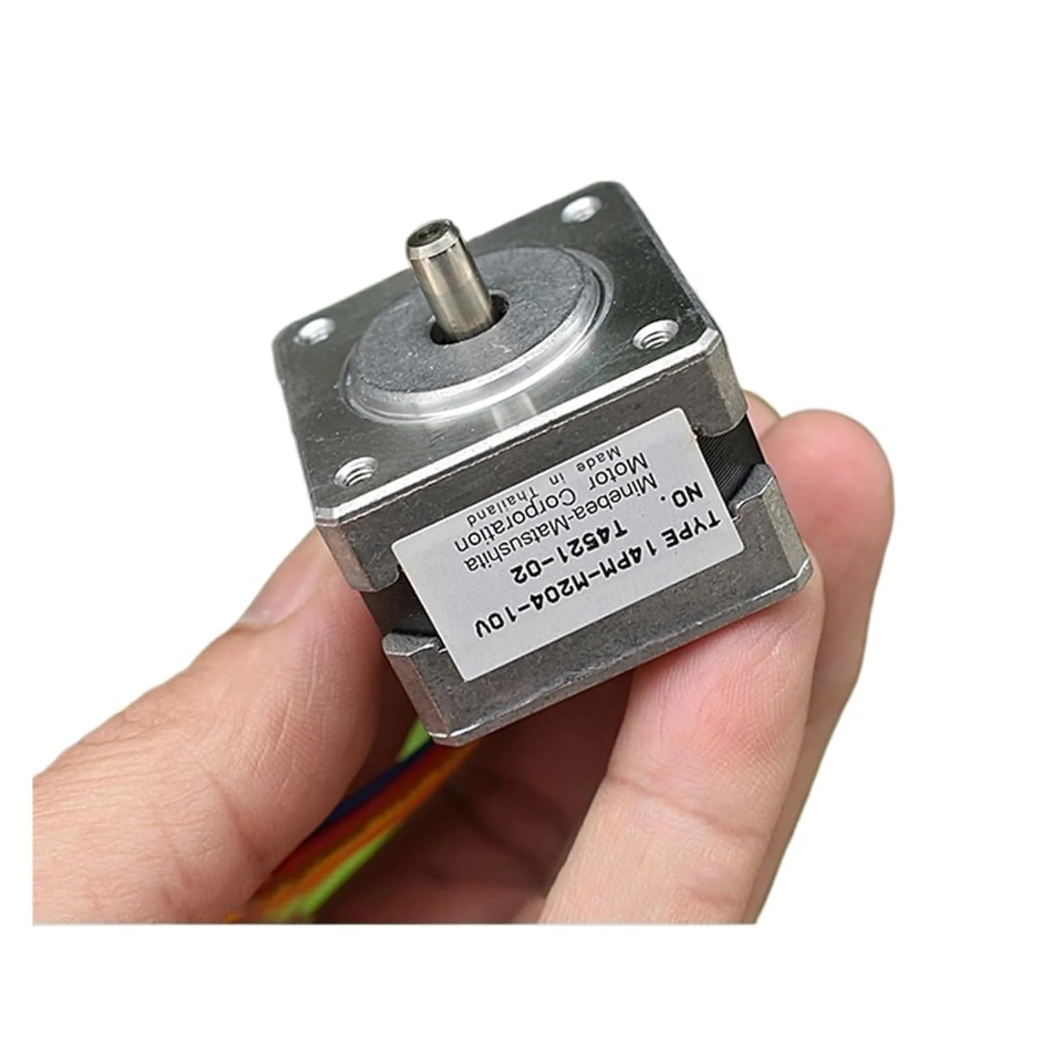 موتور پله‌ای هیبریدی نازک 35 میلی‌متری 14 2 فاز 4 سیم با شفت 5 میلی‌متری برای پرینتر سه بعدی، دستگاه CNC، ربات و درایورهای موتور دستگاه حکاکی