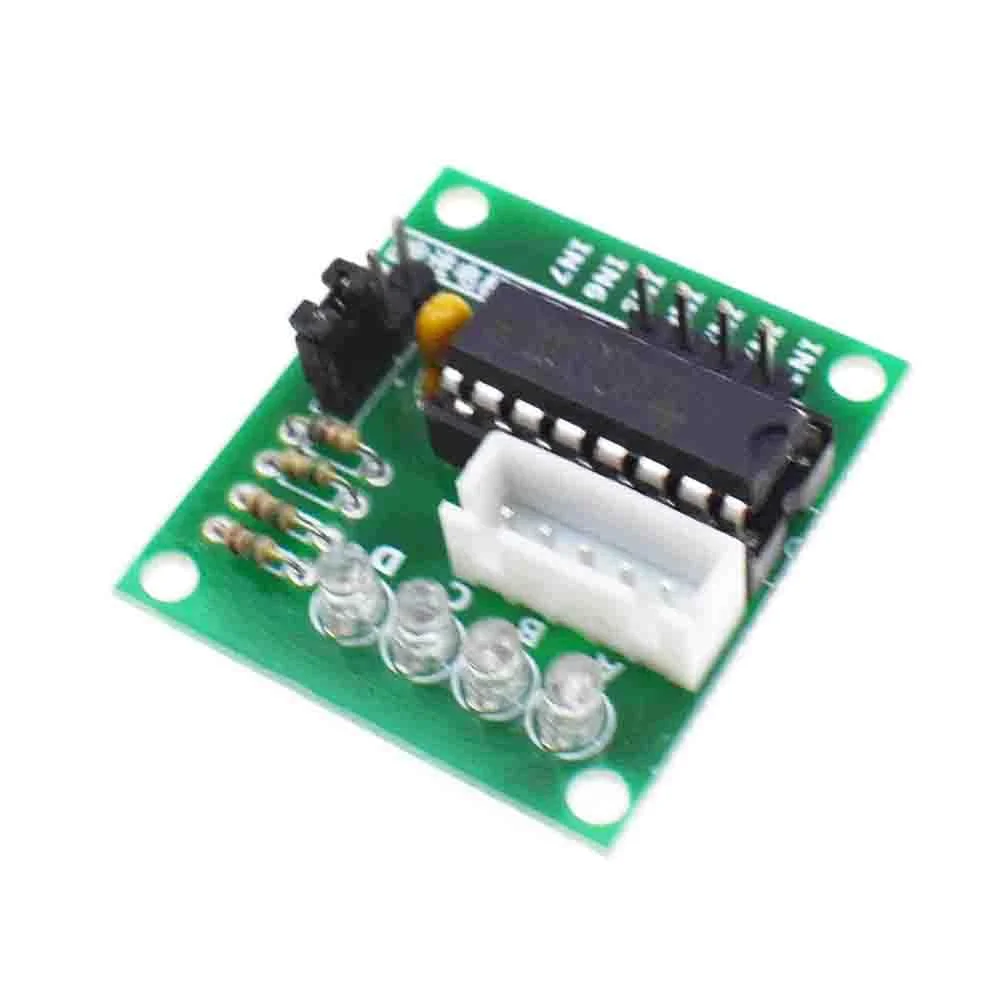 10 عدد موتور پله‌ای 28BYJ-48 ULN2003 به همراه ماژول درایور ULN2003 و کابل