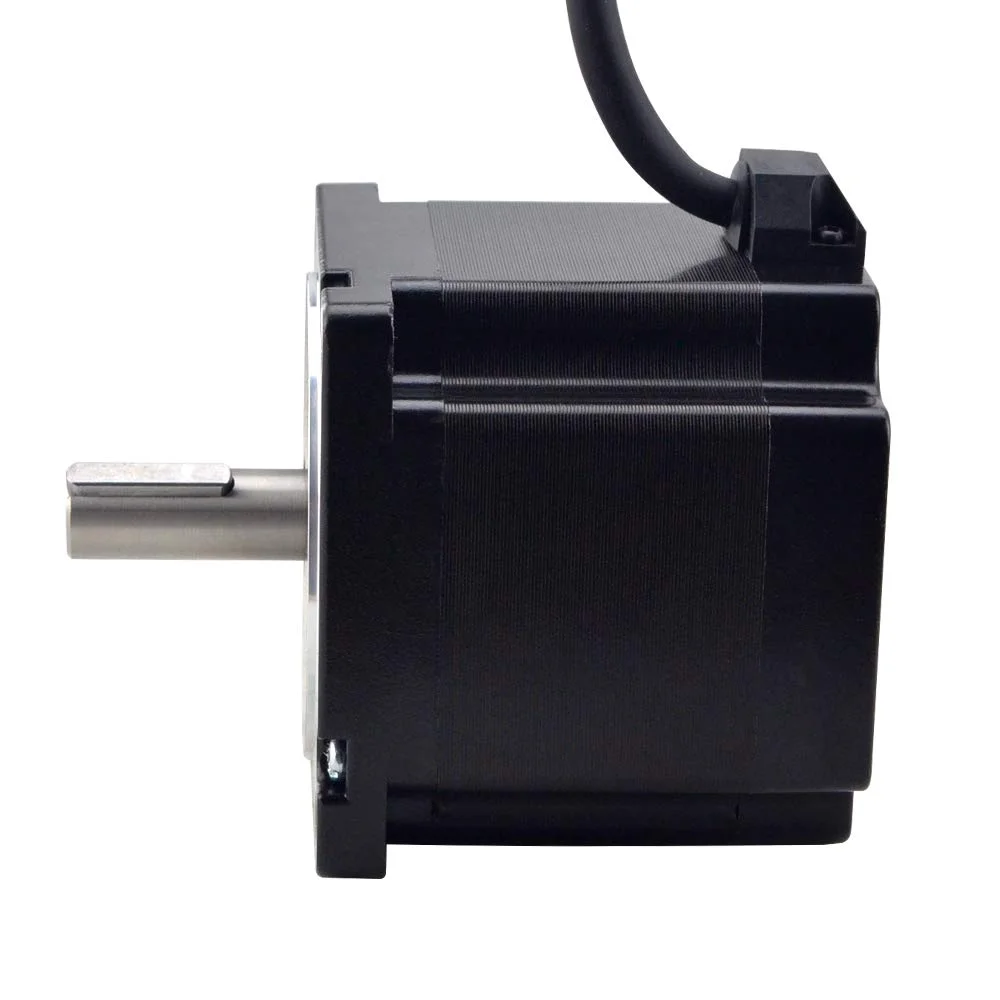 موتور پله ای Nema 34 استپرآنلاین 4.8Nm با شفت 14 میلی متری و کابل 1 متری