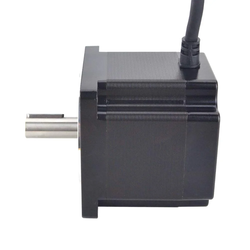 موتور پله ای سری E Nema 34، 4.8 نیوتن متر، 6.0 آمپر، 86x86x80 میلی متر، 1.8 درجه، 4 سیم