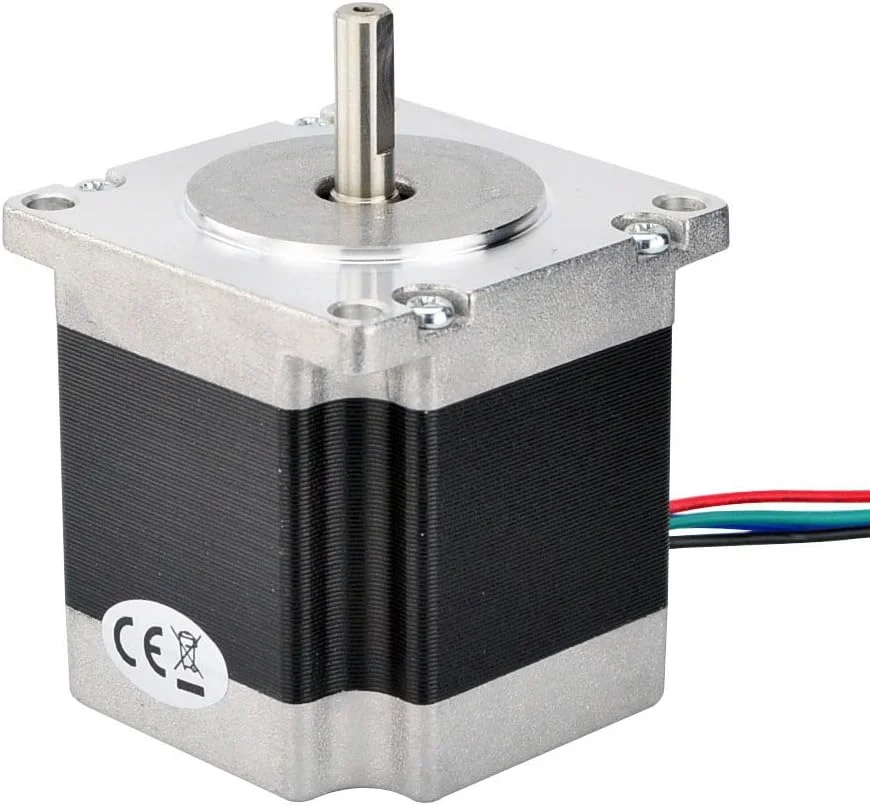 موتور پله ای CNC Nema 23 استپرآنلاین 2.8A 1.24Nm مناسب برای دستگاه فرز CNC