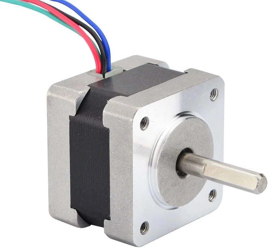 موتور پله ای Nema 14 استپرآنلاین 0.9 درجه (400 پله در هر دور) 0.4 آمپر 11Ncm دوقطبی 4 سیم