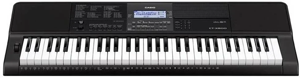 کیبورد آموزشی 61 کلیدی Casio CT X800 با موتور صدای AiX، 600 صدا، 195 ریتم، USB/MIDI، + آداپتور برق ADE95100 LE | CT-X800 + ADE95100 LE کیبورد آموزشی 61 کلیدی Casio CT X800 با موتور صدای AiX، 600 صدا، 195 ریتم، USB/MIDI، + آداپتور برق ADE95100 LE | CT-X800 + ADE95100 LE