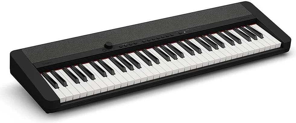 کیبورد قابل حمل 61 کلاویه Casio Casiotone CT S1 با موتور صدای AiX، کلاویه های حساس به لمس، پلی فونی 64 نتی، مشکی | CT-S1 BK کیبورد قابل حمل 61 کلاویه Casio Casiotone CT S1 با موتور صدای AiX، کلاویه های حساس به لمس، پلی فونی 64 نتی، مشکی | CT-S1 BK