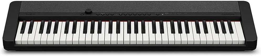 کیبورد قابل حمل 61 کلاویه Casio Casiotone CT S1 با موتور صدای AiX، کلاویه های حساس به لمس، پلی فونی 64 نتی، مشکی | CT-S1 BK کیبورد قابل حمل 61 کلاویه Casio Casiotone CT S1 با موتور صدای AiX، کلاویه های حساس به لمس، پلی فونی 64 نتی، مشکی | CT-S1 BK