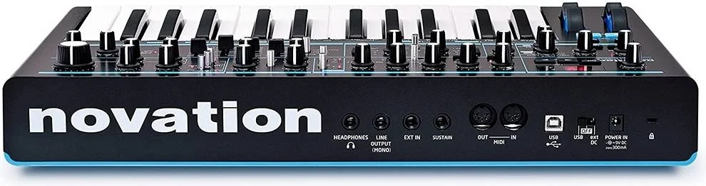 Novation Bass Station II صفحه کلید آنالوگ 25 نتی با عملکرد سینث، 64 پچ کارخانه ای و 64 اسلات کاربری دیگر، سرعت OSC 2، سوکت USB 2 برای MIDI، مشکی | NOVSYNTH03UKEU Novation Bass Station II صفحه کلید آنالوگ 25 نتی با عملکرد سینث، 64 پچ کارخانه ای و 64 اسلات کاربری دیگر، سرعت OSC 2، سوکت USB 2 برای MIDI، مشکی | NOVSYNTH03UKEU