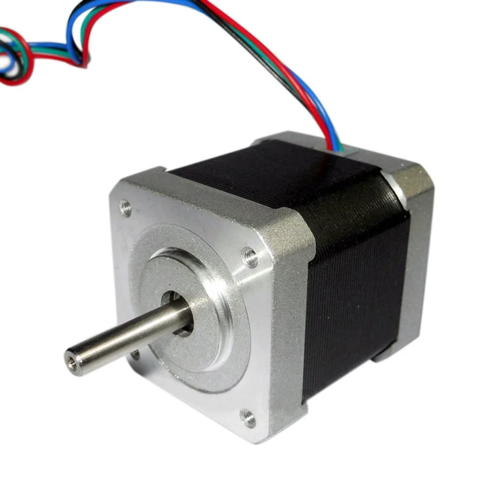 موتور پله ای هیبریدی دو فاز 1.8 درجه 42 میلی متری 12 ولت سایز 17 برای پرینتر سه بعدی، CNC و کنترل دوربین