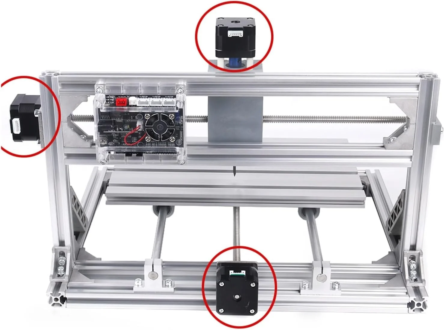موتور پله ای DEBLAN 34N.cm 1.5A موتور پله ای 2 فاز 34 میلی متری برای چاپگر سه بعدی، دستگاه فرز حکاکی، لوازم جانبی عمومی (اندازه: 1 عدد - 42SHDC1088Z)