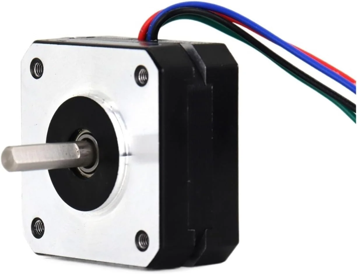 موتور پله ای DEBLAN Nema 17، موتور پله ای 20 میلی متری 16Ncm 1A Nema17، موتور 4 سیمه 17HS08-1004S برای اکسترودر، موتور پرینتر سه بعدی (اندازه: 1 عدد)