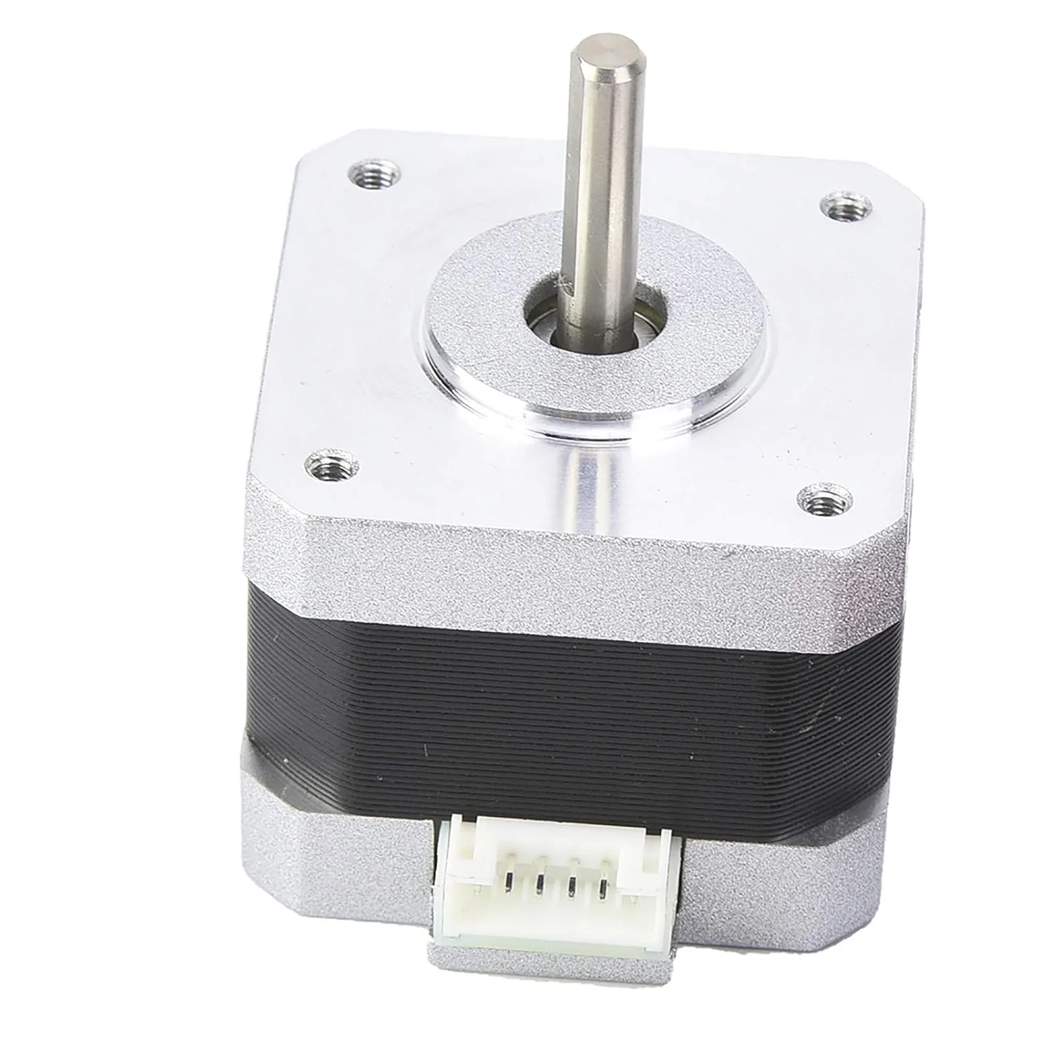 موتور پله‌ای دو قطبی Nema 17 با زاویه 1.8 درجه، DC4.0V 1.2A، گشتاور 320mN.m و ارتفاع 34 میلی‌متر برای پرینتر سه بعدی