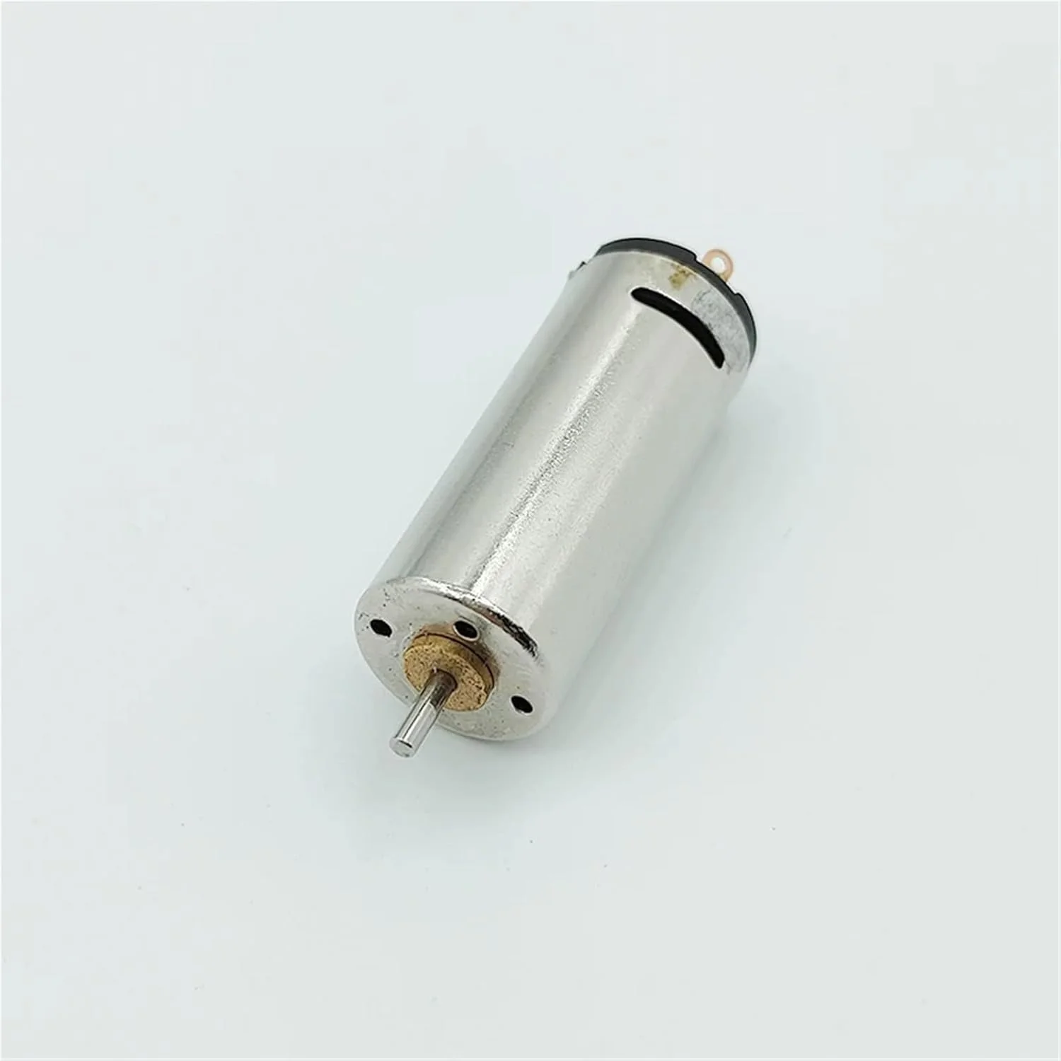 موتور استوانه ای مینی N60 با ابعاد 12mm*30mm، ولتاژ DC 1.5V-3V و سرعت بالای 11000RPM، دارای برس کربنی، یک عدد