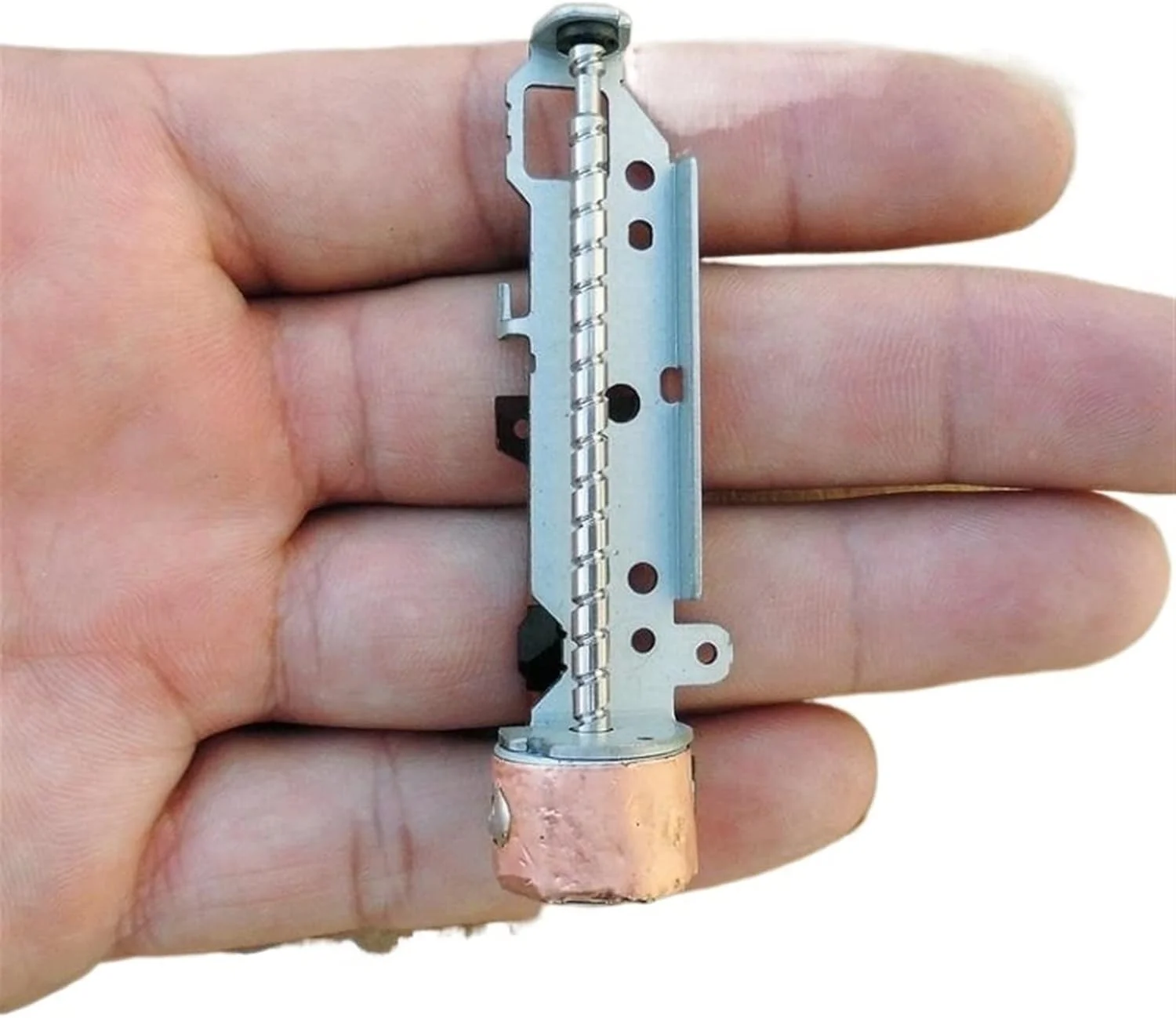 موتور پله‌ای تلسکوپی DIY با کورس 54.9 میلی‌متر، موتور پله‌ای 15 میلی‌متری دو فاز چهار سیم با میله بلند مناسب پرینتر سه بعدی DIY، لغزنده، بالابر لوازم کوچک و فشار دهنده