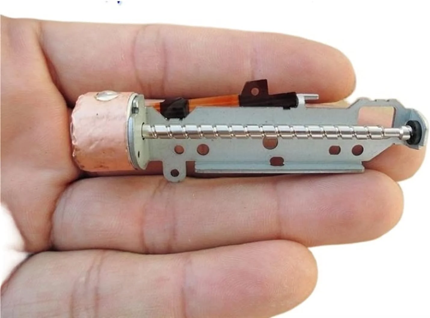 موتور پله‌ای تلسکوپی DIY با کورس 54.9 میلی‌متر، موتور پله‌ای 15 میلی‌متری دو فاز چهار سیم با میله بلند مناسب پرینتر سه بعدی DIY، لغزنده، بالابر لوازم کوچک و فشار دهنده