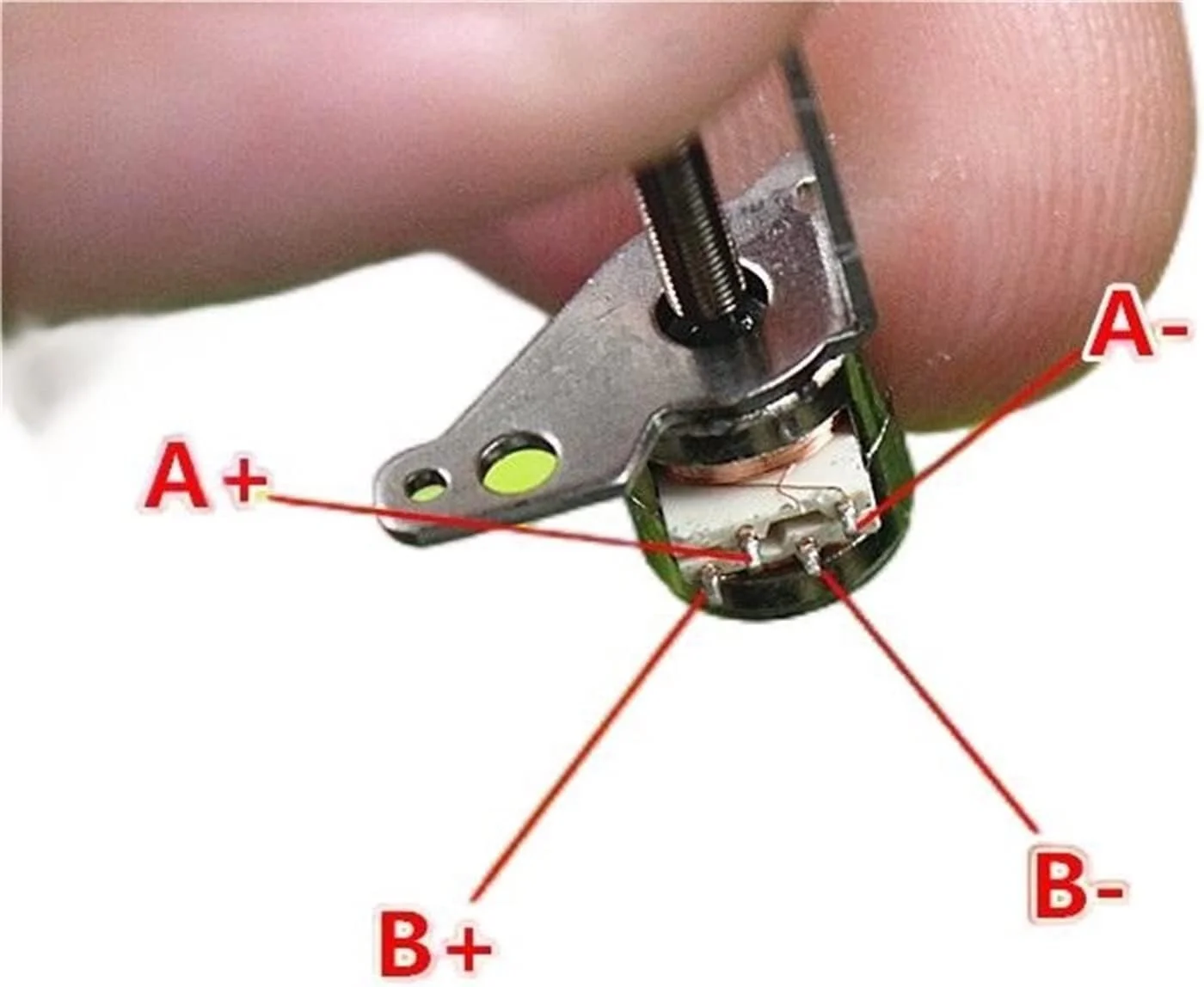 موتور پله ای تلسکوپی دو فاز 4 سیمه، موتور پله ای لغزنده کوچک، موتور پله ای میکرو اسکرو برای پرینترهای علمی DIY