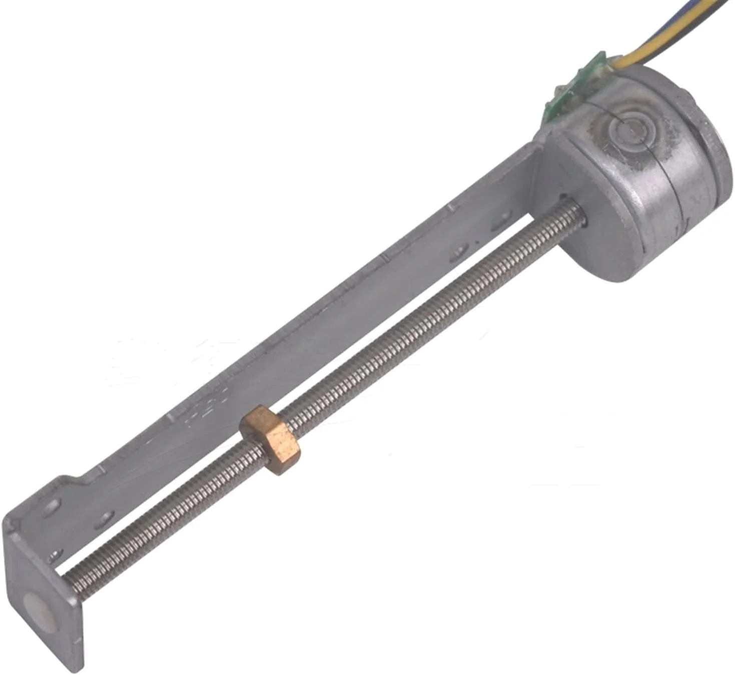 موتور تلسکوپی مناسب پرینترهای DIY، موتور دستگاه حکاکی، موتور پله‌ای 2 فاز 4 سیم، میز لغزنده با پیچ و مهره M3