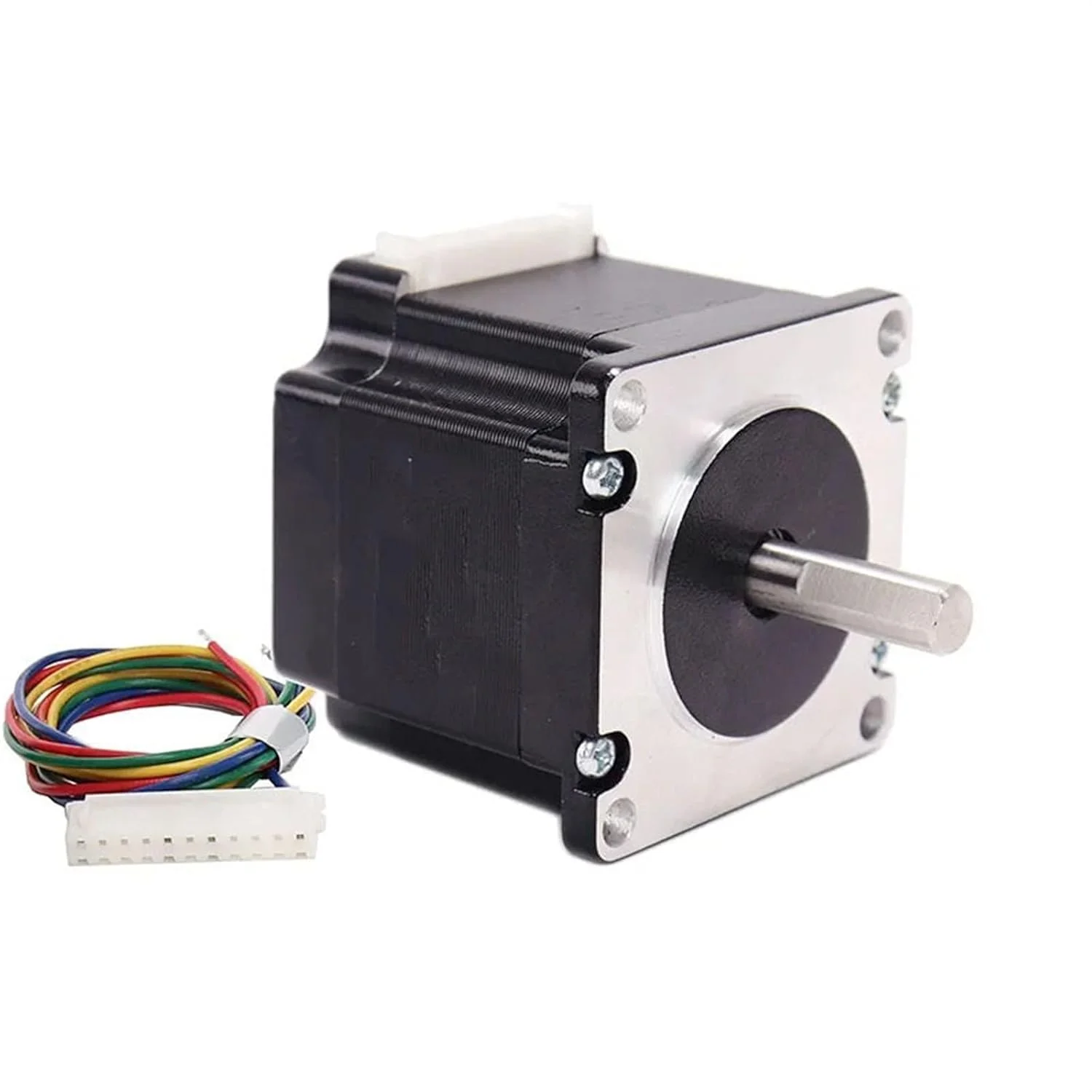 موتور پله ای Nema 23 فلنج 57x57mm، 101N.cm، 2.8 آمپر، 1.8 درجه، 2 فاز، 4 سیم، موتور پله ای برای اکسترودر پرینتر سه بعدی