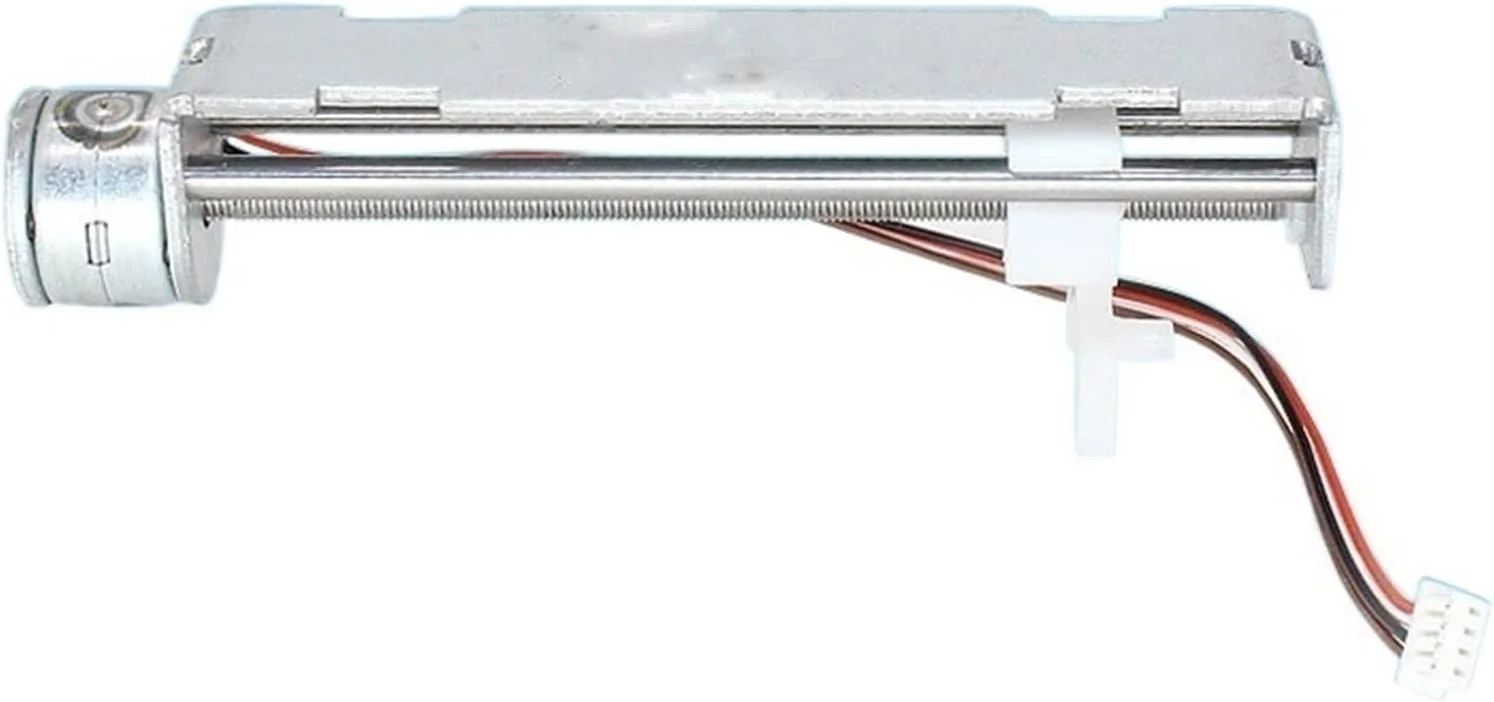 موتور پله ای خطی آهنربای دائم SM1545-M3*P0.5 تلسکوپی DIY میکرو پرینتر سه بعدی، موتور دستگاه حکاکی میکرو، موتور 2 فاز 4 سیم 12 ولت DC با بار 200 گرم