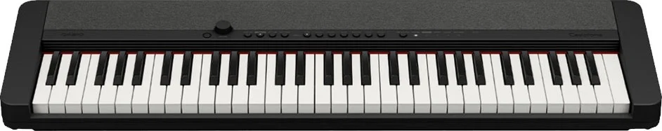کیبورد قابل حمل 61 کلاویه ای Casio CT-S1 + آداپتور برق ADE95100 LE، 61 کلاویه سایز کامل با پاسخ لمسی، 61 صدای خیره کننده، بلندگوهای باس قدرتمند، اتصال USB-MIDI، مشکی | CT-S1BK کیبورد قابل حمل 61 کلاویه ای Casio CT-S1 + آداپتور برق ADE95100 LE، 61 کلاویه سایز کامل با پاسخ لمسی، 61 صدای خیره کننده، بلندگوهای باس قدرتمند، اتصال USB-MIDI، مشکی | CT-S1BK