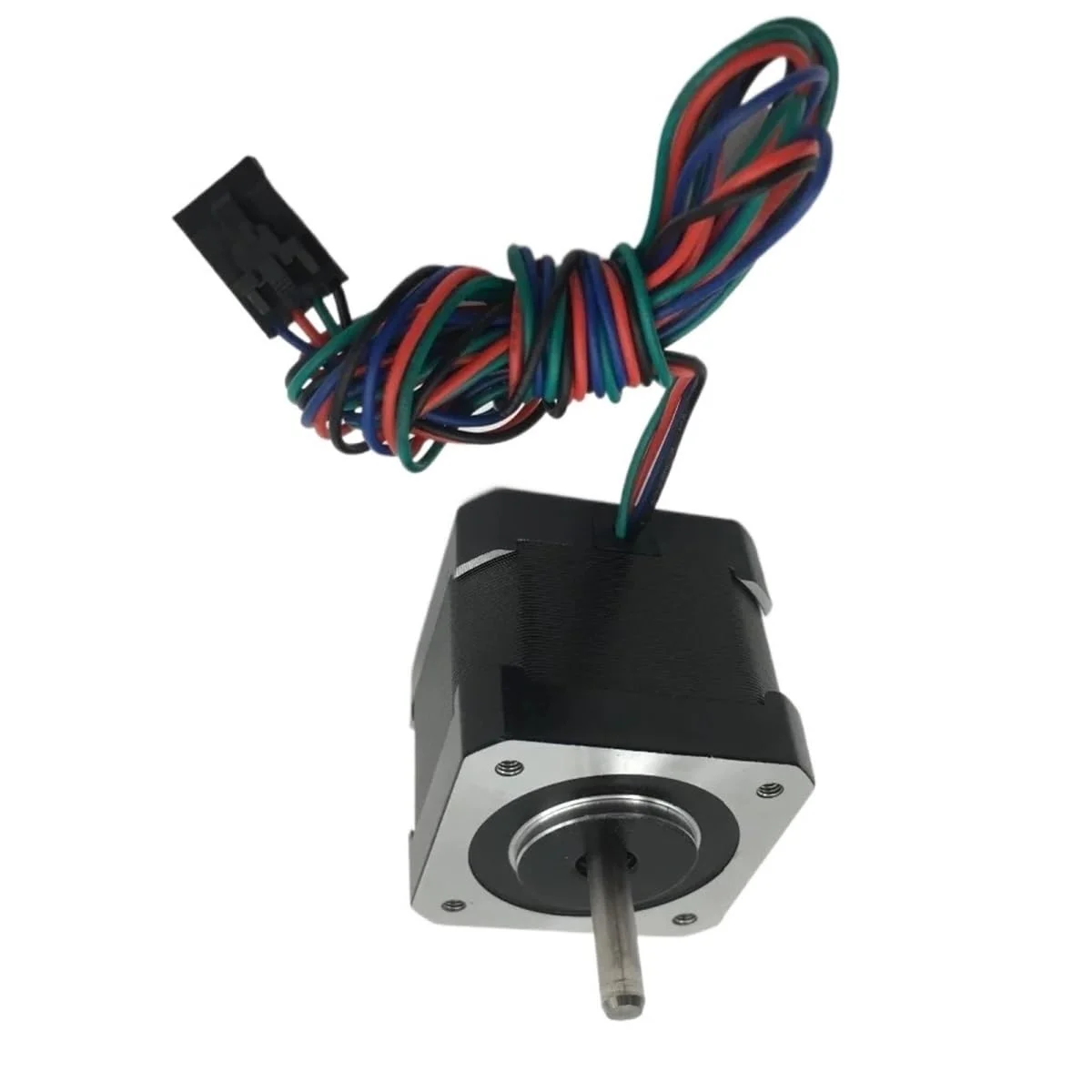 یک عدد موتور پله‌ای دو فاز 4 سیم Nema 17، 1.8 درجه، 1.5 آمپر، 42x42x40 میلی‌متر، موتور پله‌ای برای محور Y پرینتر سه بعدی، اکسترودر درایور