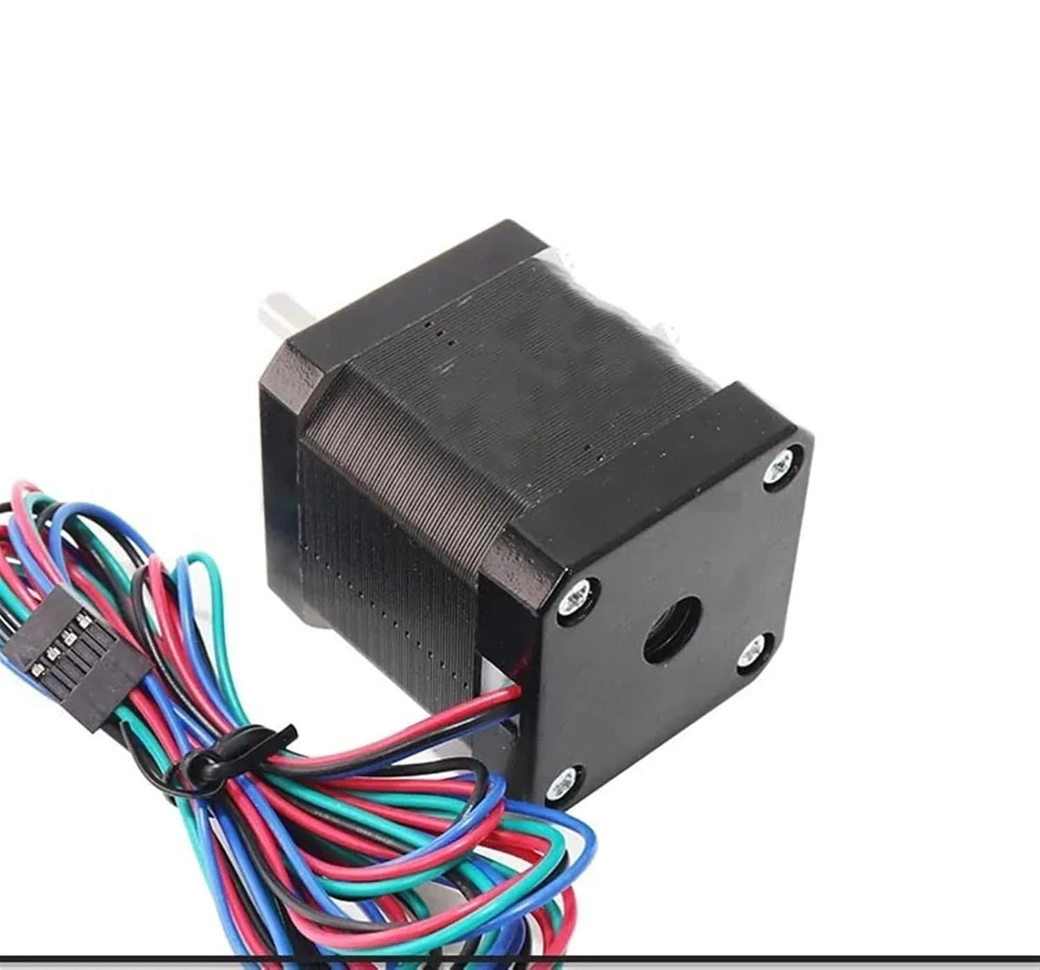 موتور پله ای Nema 17 با گشتاور 52N.cm، زاویه 1.8 درجه، ابعاد 42x42x48mm مناسب برای پرینتر سه بعدی، تجهیزات مانیتور و اکسترودر