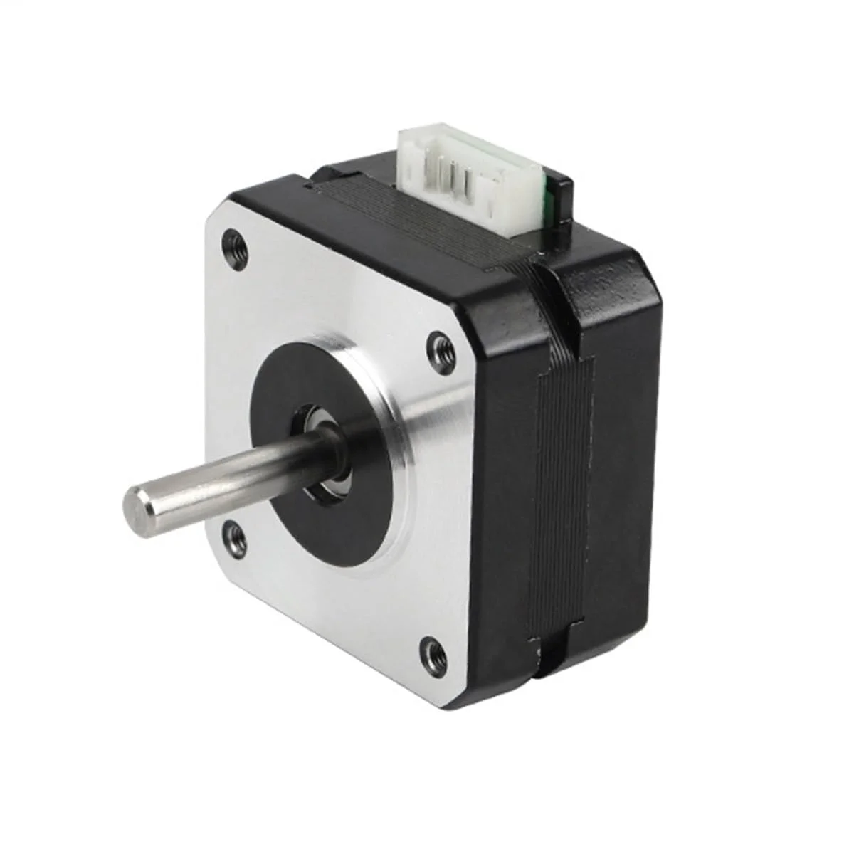 موتور پله ای دو فاز 4 سیم Nema 17 با زاویه 1.8 درجه، 1.5 آمپر، 0.42 نیوتن متر، 42x42x34 میلی متر، موتور پله ای برای پرینت سه بعدی و اکسترودر