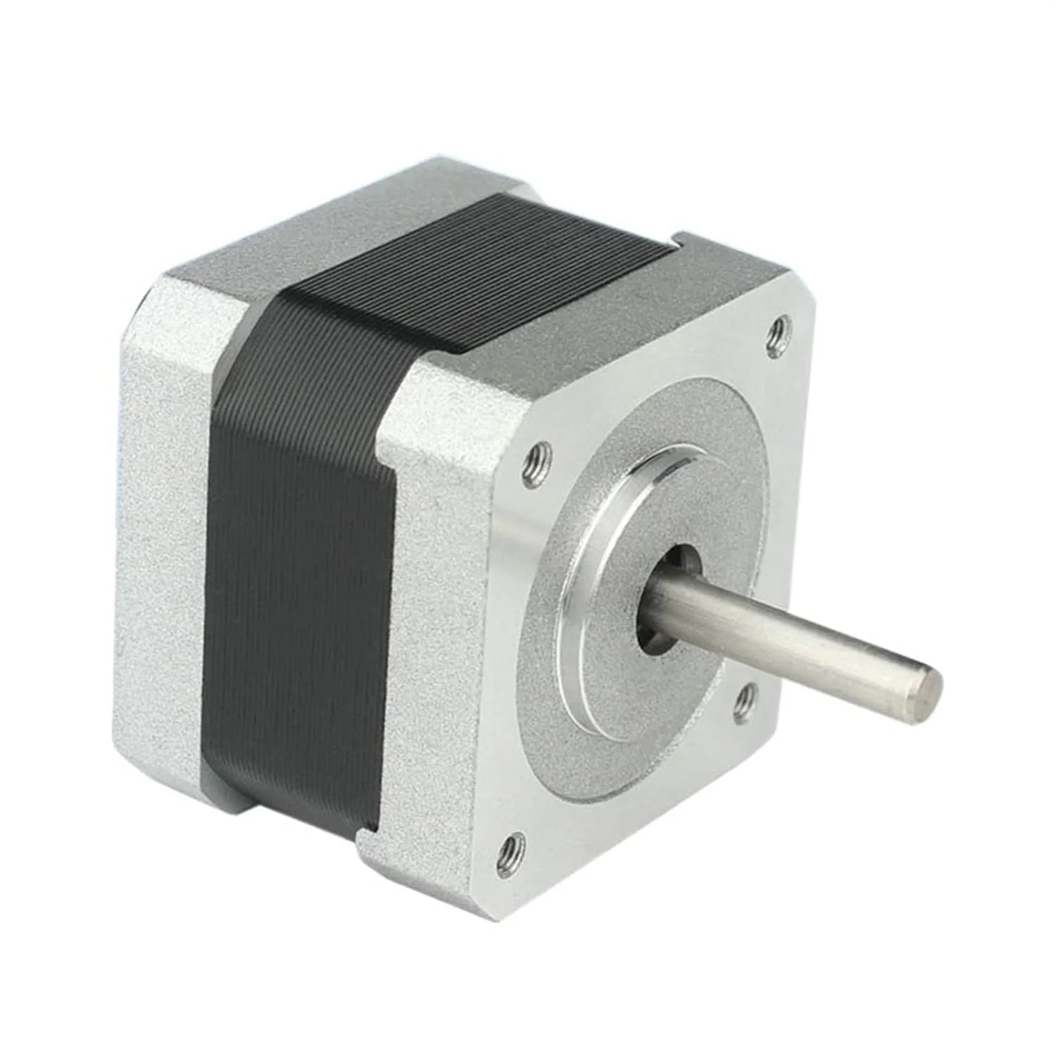 موتور پله ای 0.9 درجه Nema 17، 1.68 آمپر، 44N.cm، دو فاز، 4 سیم، 42x42x48 میلی متر، موتور پله ای 42BYGH برای اکسترودر درایور پرینتر سه بعدی