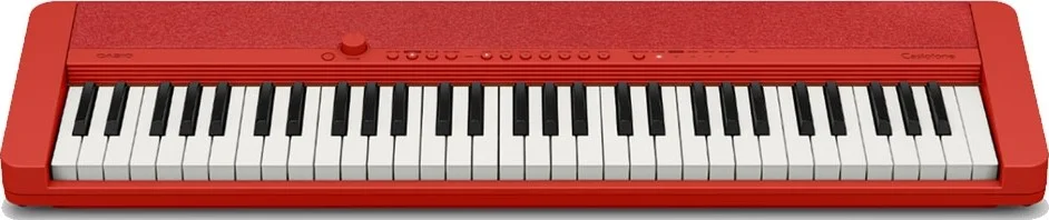 کیبورد قابل حمل 61 کلاویه Casio CT-S1 + آداپتور برق ADE95100 LE، 61 کلاویه اندازه کامل با پاسخ لمسی، 61 صدای خیره کننده، بلندگوهای باس قدرتمند، اتصال USB-MIDI، قرمز | CT-S1RD کیبورد قابل حمل 61 کلاویه Casio CT-S1 + آداپتور برق ADE95100 LE، 61 کلاویه اندازه کامل با پاسخ لمسی، 61 صدای خیره کننده، بلندگوهای باس قدرتمند، اتصال USB-MIDI، قرمز | CT-S1RD