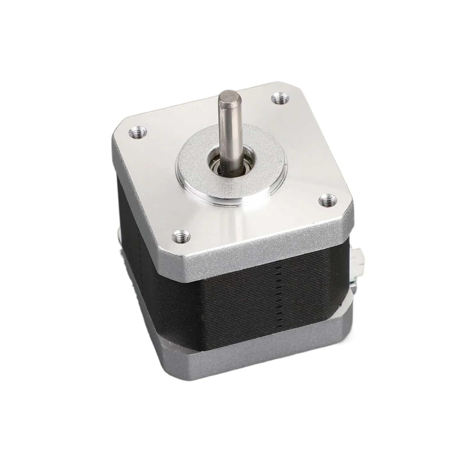 موتور پله ای 42، 1.8 درجه، 0.4 نیوتن متر، 1 آمپر، موتور پله ای Nema 17، شفت 5 میلی متری D، 42x34 میلی متر، موتور پله ای 42x34 میلی متر برای اکسترودر درایور چاپگر سه بعدی (42x42x34 میلی متر)